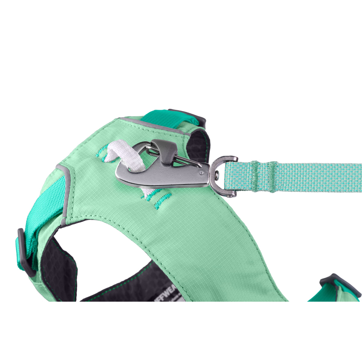 RUFFWEAR Hi &amp; Light, ham prindere dublă(piept&amp;spate) câini, ajustabil, reflectorizant RUFFWEAR Hi &amp; Light Sage Green, ham prindere dublă(piept&amp;spate) câini, ajustabil, reflectorizant, verde, XS(23-33cm)